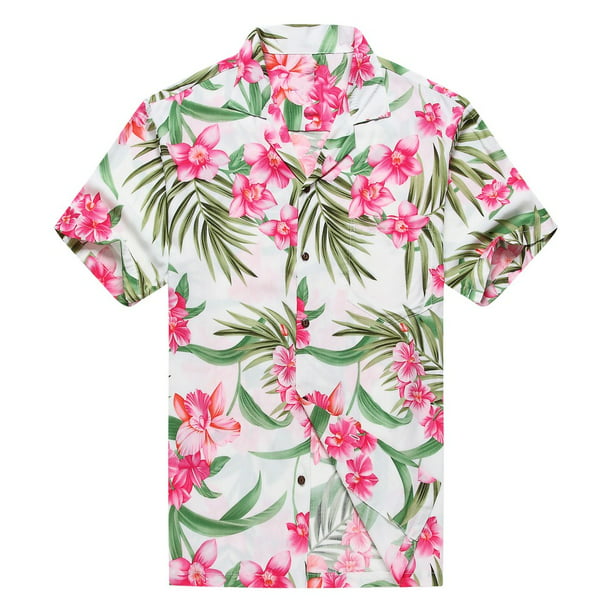 Big Hibiscus White Flower Men Hawaiian Shirt 